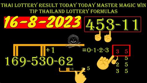 thai lottery formula|How To Win The Thai Lottery .